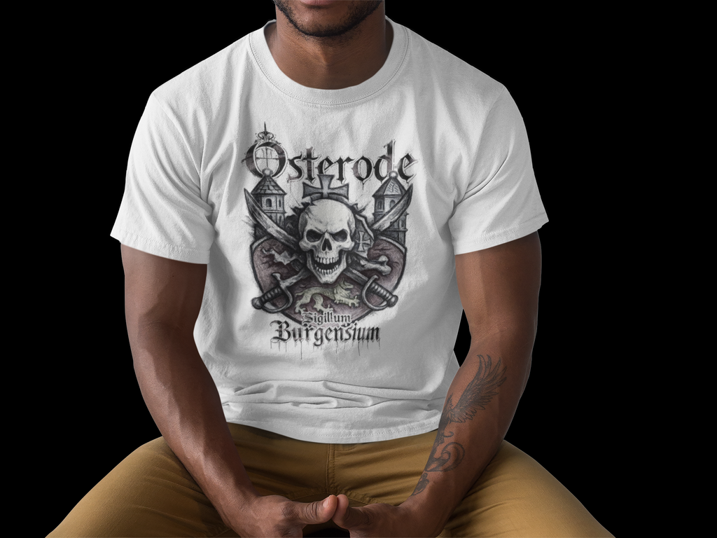 Osterode am Harz: Frontprint, Unisex T-Shirt **Grimwater-Edition**